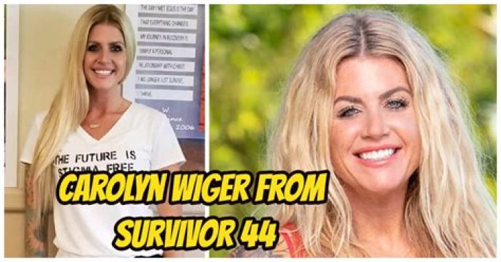 What is Carolyn Wiger’s job? Survivor 44 contestant was once an addict