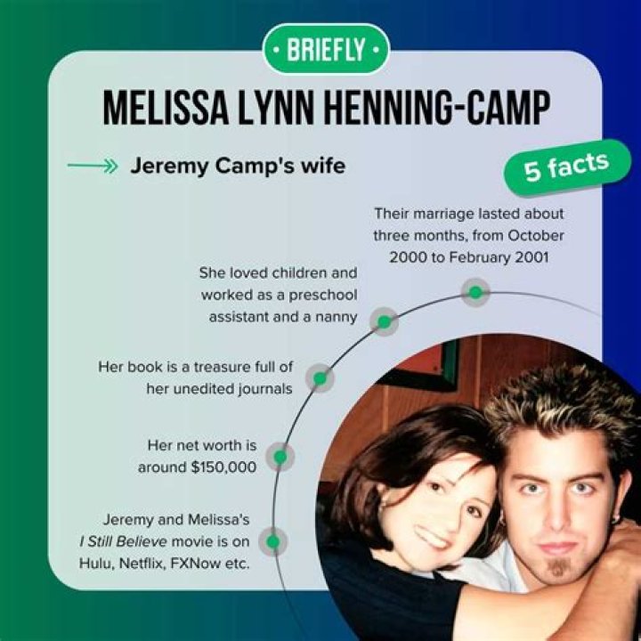 Who Is Jeremy Camp’s First Wife, Melissa Lynn Henning-Camp?