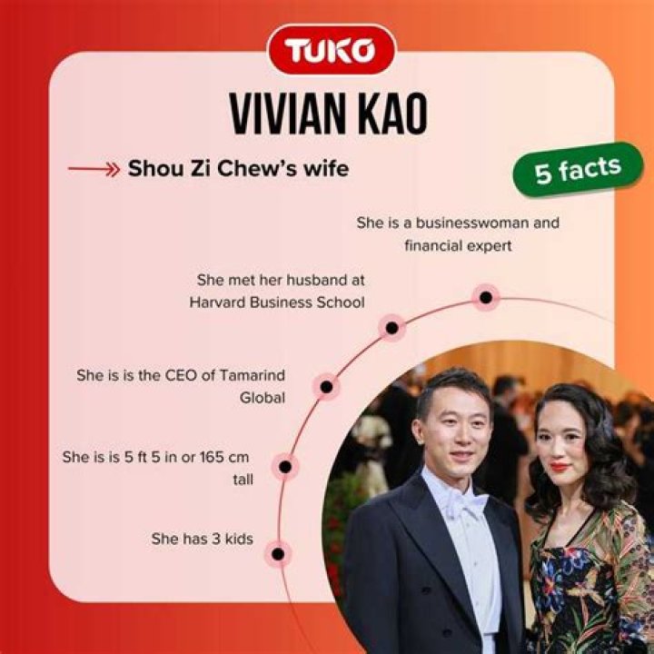 Who is Shou Chew’s wife? All about Vivian Kao